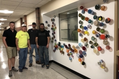 Veterans of Scott Community College Admissions Wall Installation