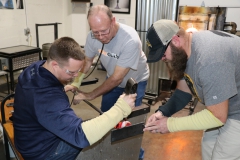 Veterans of Scott Community College Admissions Wall Installation